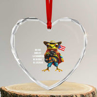 Puerto Rico Coqui' Heart Crystal Glass Ornament Debí Tirar Más Fotos - Wonder Print Shop