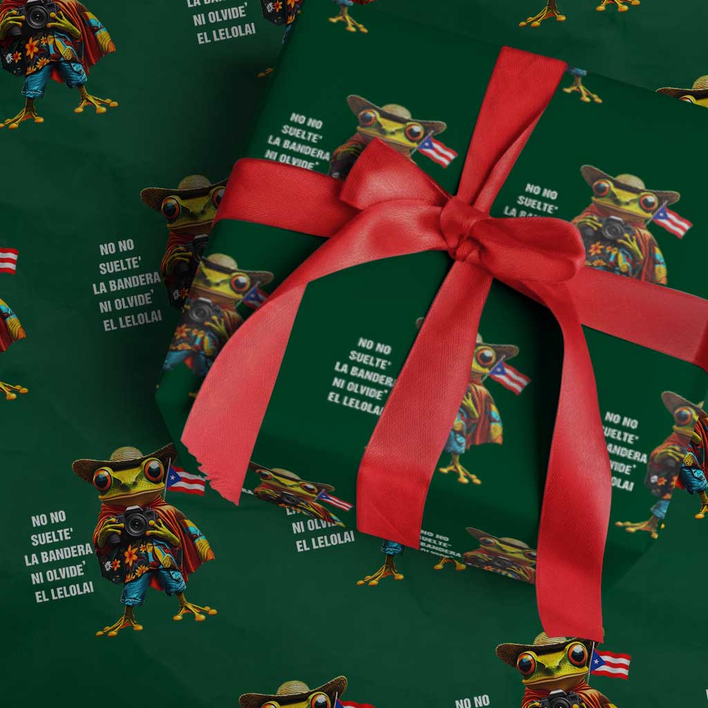 Puerto Rico Coqui' Wrapping Paper Roll Debí Tirar Más Fotos - Wonder Print Shop