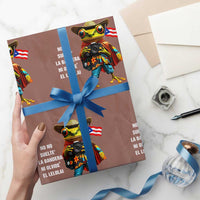Puerto Rico Coqui' Wrapping Paper Roll Debí Tirar Más Fotos - Wonder Print Shop