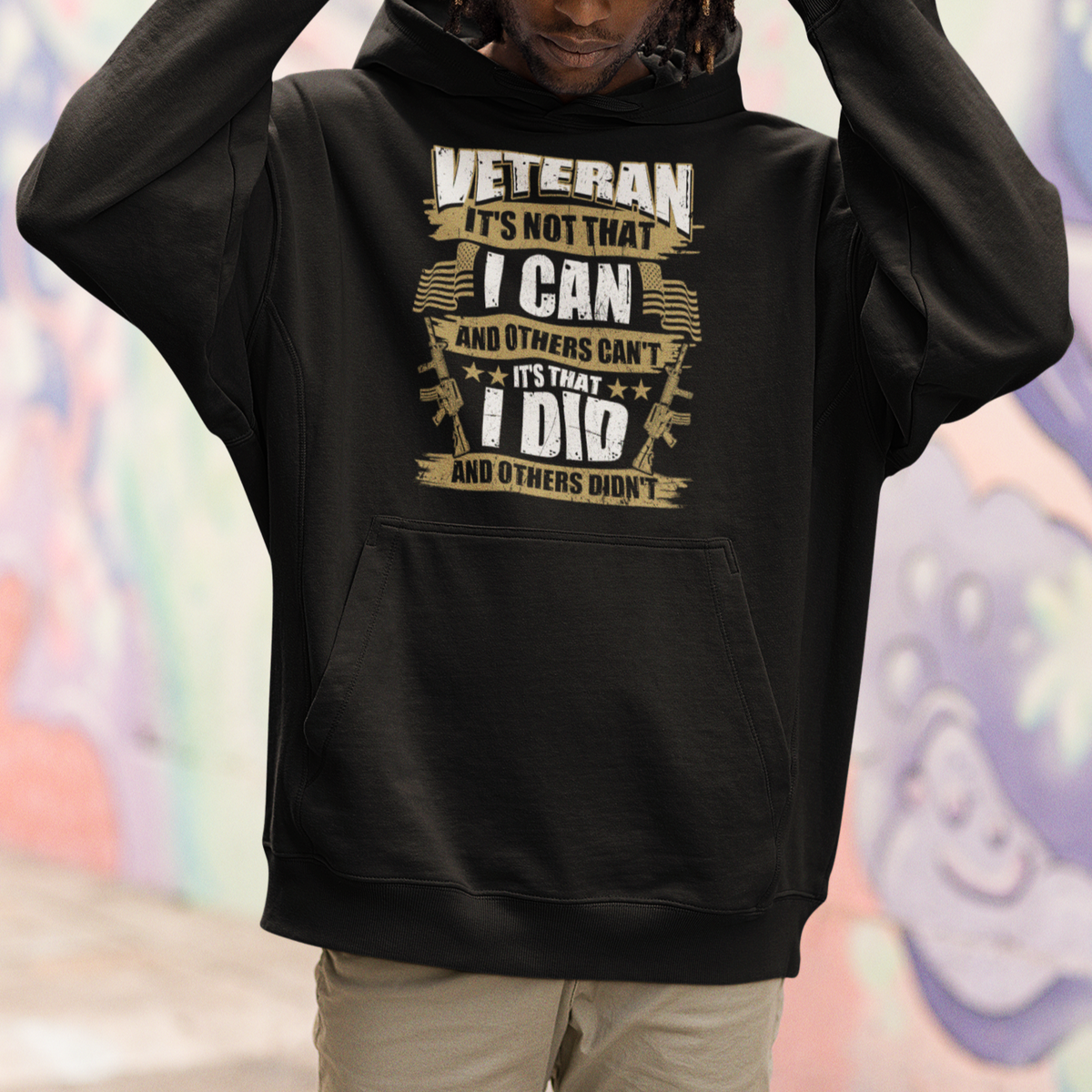 American Veteran Hoodie Veteran It's That I Did And Others Didn't Proud Patriot - Wonder Print Shop