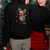 Christmas Hoodie Cute Parot Reindeer Santa Hat - Wonder Print Shop