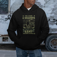 Retirement Hoodie I'm A Dad A Grandpa And A Retired Army Nothing Scares Me - Wonder Print Shop
