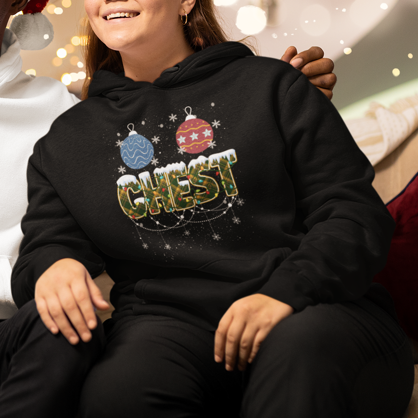 Christmas Couples Hoodie Chestnuts Xmas Matching Family Funny Chest - Wonder Print Shop
