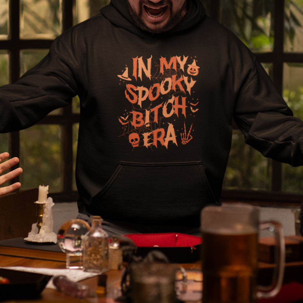 Halloween Hoodie In My Spooky Bitch Era Halloween Costumes Pumpkin Season - Wonder Print Shop