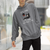 Cat Lover Hoodie It's Fine I'm Fine Everything is Fine Funny Black Cat - Wonder Print Shop