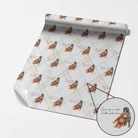 Punch Mokey Wrapping Paper Roll Some Of Us Need a Little Extra Love