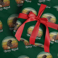 Punch Mokey Wrapping Paper Roll Viral Trend Baby Monkey Stay Kind