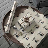 Punch Monkey And Nihilist Penguin Viral Wrapping Paper Roll Ultimately I Have To Be Brave