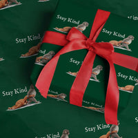 Punch Monkey Viral Trend Wrapping Paper Roll Stay Kind