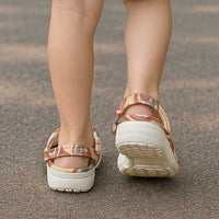 Punch The Monkey Clogs Shoes We Love You Seamless Heart Style Orange