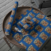 Punch The Monkey Wrapping Paper Roll Baby Monkey Punch Plush Hugging 90s Bootleg