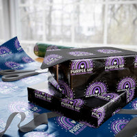 Purple Up For Military Kids Wrapping Paper Roll Month Of Military Child Army Rainbow