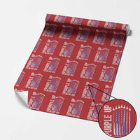 Purple Up For Military Kids Wrapping Paper Roll US Flag Military Child Support