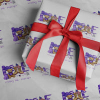 Purple Up Military Kids Wrapping Paper Roll Month Of Military Child Army