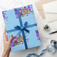 Purple Up Military Kids Wrapping Paper Roll Month Of Military Child Army