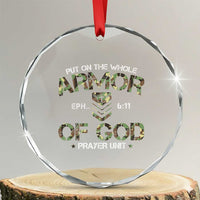 Put On The Whole Armor Of God Prayer Unit Crystal Glass Ornament Ephesians 6:11 Christian Army - Wonder Print Shop