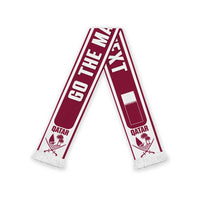 Qatar 2026 Football Personalised Soccer Scarf Go The Maroons