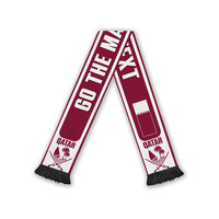 Qatar 2026 Football Personalised Soccer Scarf Go The Maroons