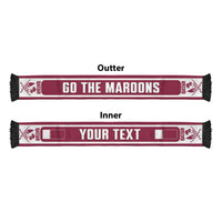 Qatar 2026 Football Personalised Soccer Scarf Go The Maroons