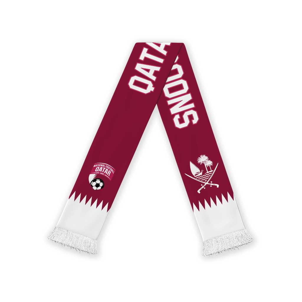 Qatar 2026 Football Soccer Scarf Go The Maroons