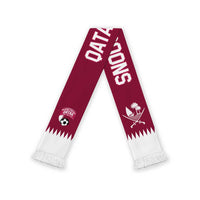 Qatar 2026 Football Soccer Scarf Go The Maroons
