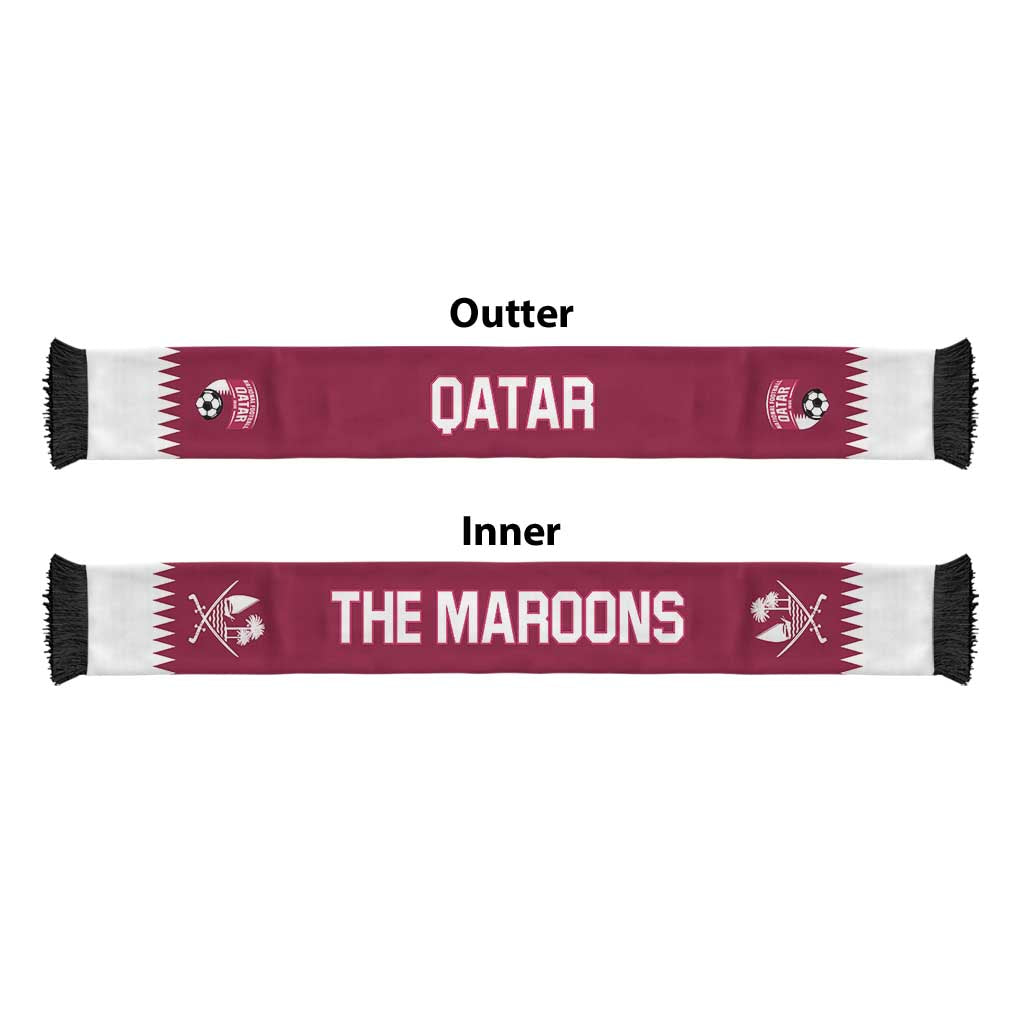 Qatar 2026 Football Soccer Scarf Go The Maroons