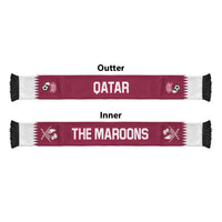 Qatar 2026 Football Soccer Scarf Go The Maroons