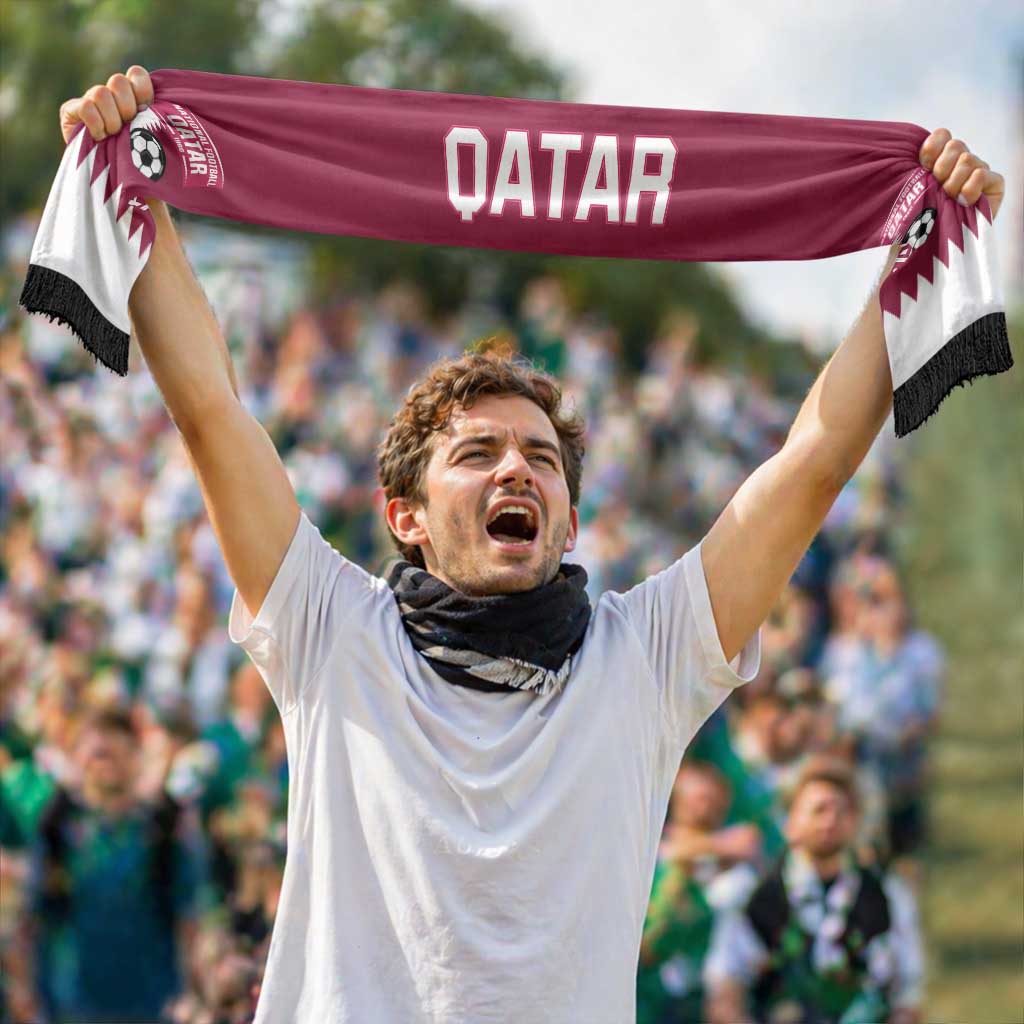 Qatar 2026 Football Soccer Scarf Go The Maroons