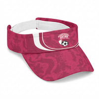 Qatar 2026 Football Sun Visor Cap Go The Maroons