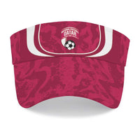 Qatar 2026 Football Sun Visor Cap Go The Maroons