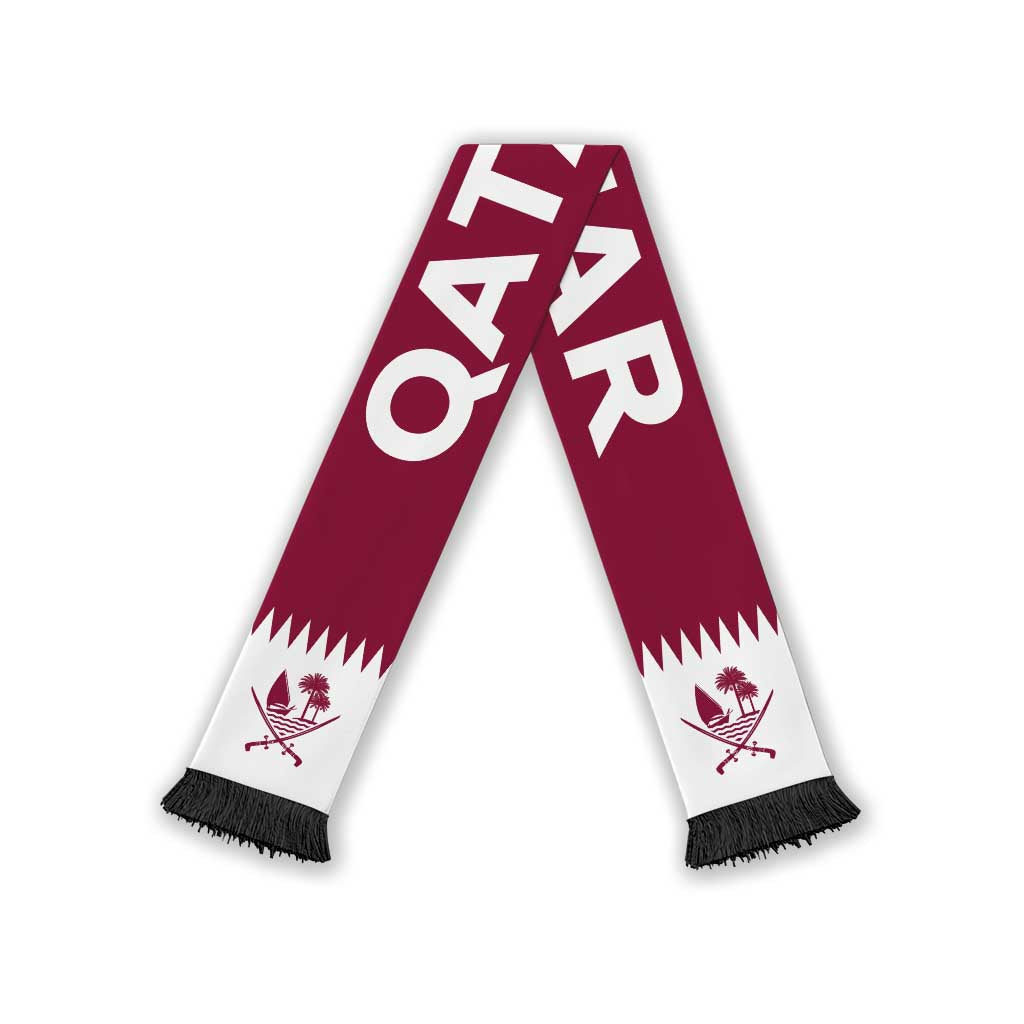 Qatar Football 2026 Soccer Scarf Flag Style