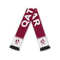 Qatar Football 2026 Soccer Scarf Flag Style