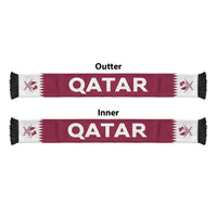 Qatar Football 2026 Soccer Scarf Flag Style