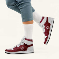 Qatar High Sneakers AJ1 Classic National Flag Style - Wonder Print Shop