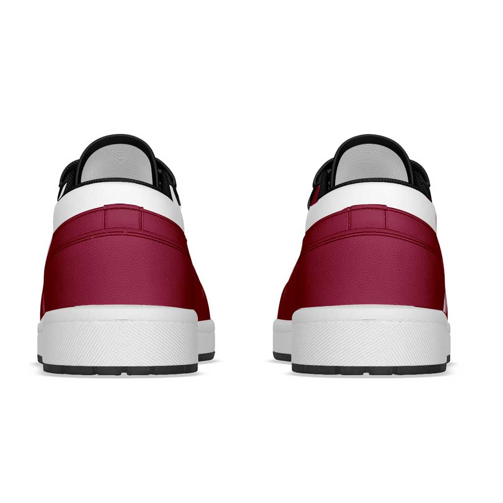 Qatar Low Sneakers Classic National Flag Style - Wonder Print Shop