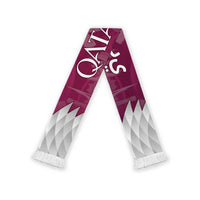 Qatar World Football 2026 Soccer Scarf National Pride Never Stops