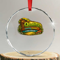 Quality Learing Center Crystal Glass Ornament Funny Childcare Day Care