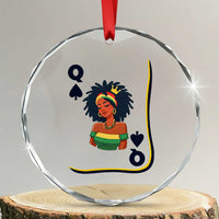 Queen Of Spades Black Girl Crystal Glass Ornament African American Women Pride - Wonder Print Shop