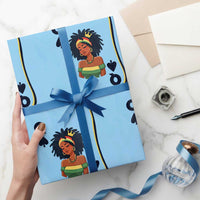 Queen Of Spades Black Girl Wrapping Paper Roll African American Women Pride - Wonder Print Shop