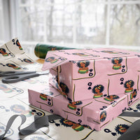 Queen Of Spades Black Girl Wrapping Paper Roll African American Women Pride - Wonder Print Shop