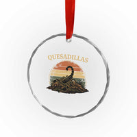 Quesadillas Scorpion Crystal Glass Ornament Southwestern Desert Food