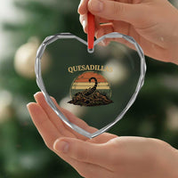 Quesadillas Scorpion Heart Crystal Glass Ornament Southwestern Desert Food