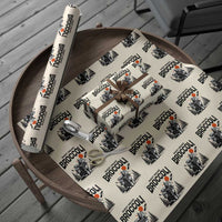 Quest Squad Broccoli Cat Wrapping Paper Roll Funny Hiking Adventure Cute Camping Feline - Wonder Print Shop