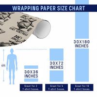Quiet Piggy No Kings Wrapping Paper Roll Funny Sarcastic Political - Wonder Print Shop