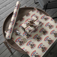 Raccoon 250th Anniversary Wrapping Paper Roll Christmas in July