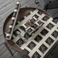 Raccoon Eating Baguette Graphic Wrapping Paper Roll Humorous Gay Pride Gift