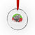 Raccoon Xmas Crystal Glass Ornament Sorry Santa I've Been Feral Retro Xmas Tree - Wonder Print Shop