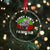 Raccoon Xmas Crystal Glass Ornament Sorry Santa I've Been Feral Retro Xmas Tree - Wonder Print Shop