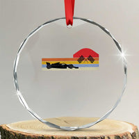Racing Car Retro Style Vintage Crystal Glass Ornament TS14
