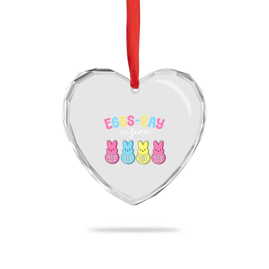 Radiology Easter Heart Crystal Glass Ornament Eggs Ray Vision Xray Tech - Wonder Print Shop